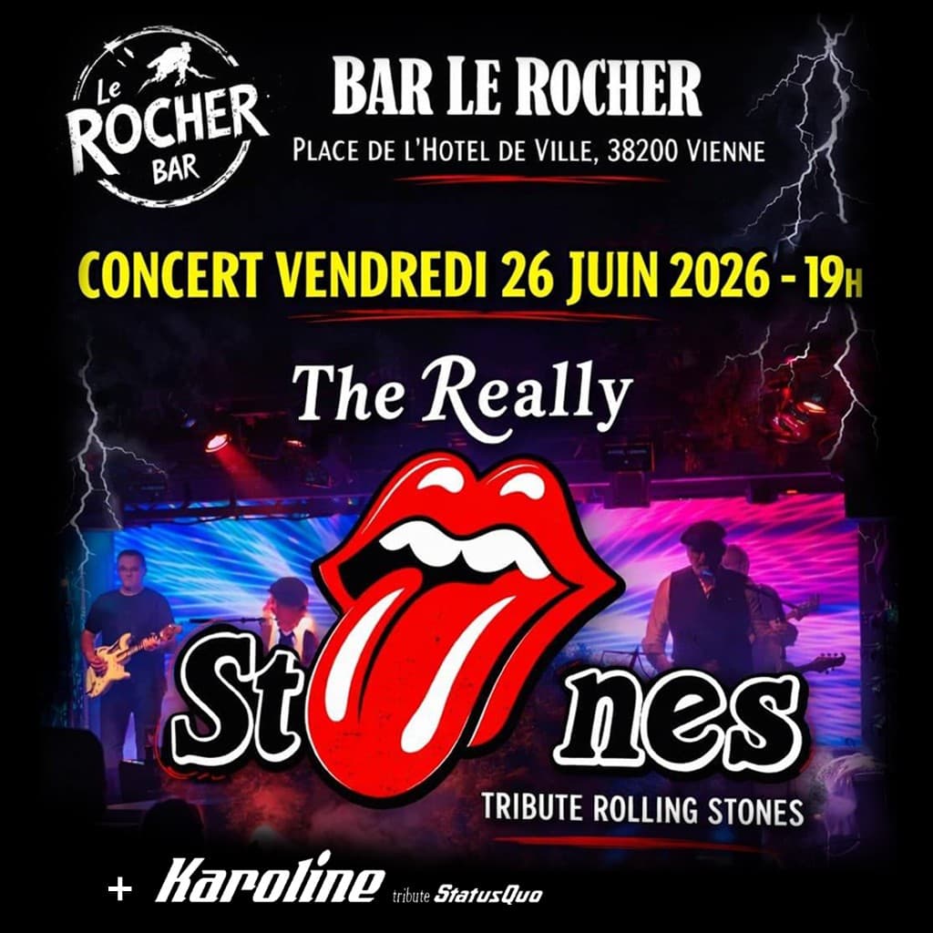 Affiche Vienne – Place de l'Hotel de Ville - Bar "Le Rocher"